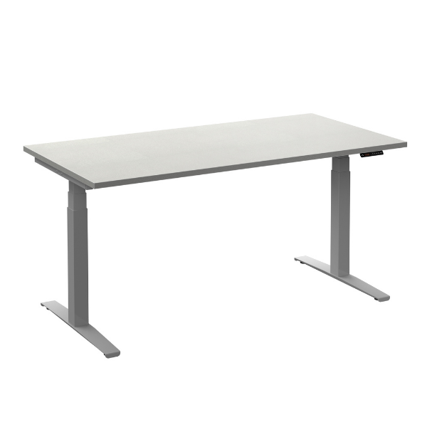 Bureau Adjust 2 Plus met grijs frame